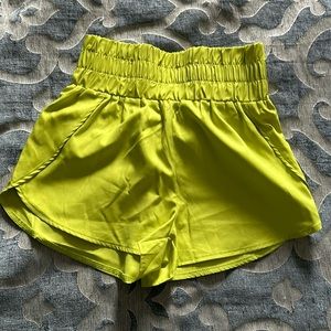 High waisted gym shorts